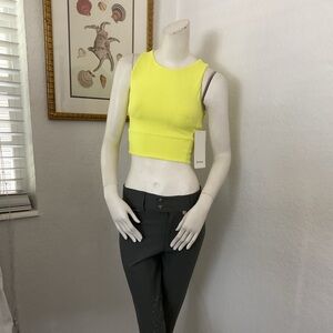 Lululemon Athletica Neon Yellow Tank Top